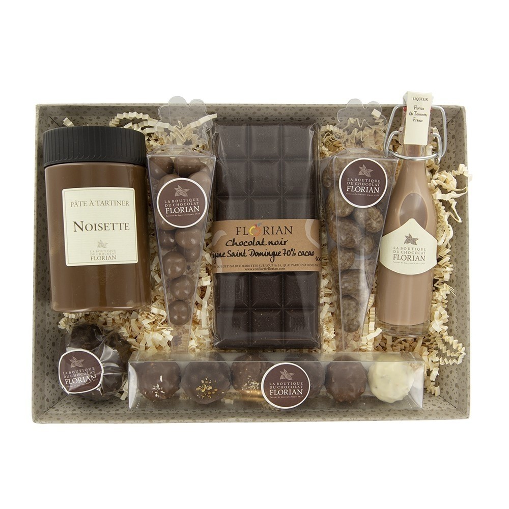 Coffret Cadeau Gourmand - Panier de Spécialités au Chocolat Belge Option -  Sans coffret - Cdiscount Au quotidien
